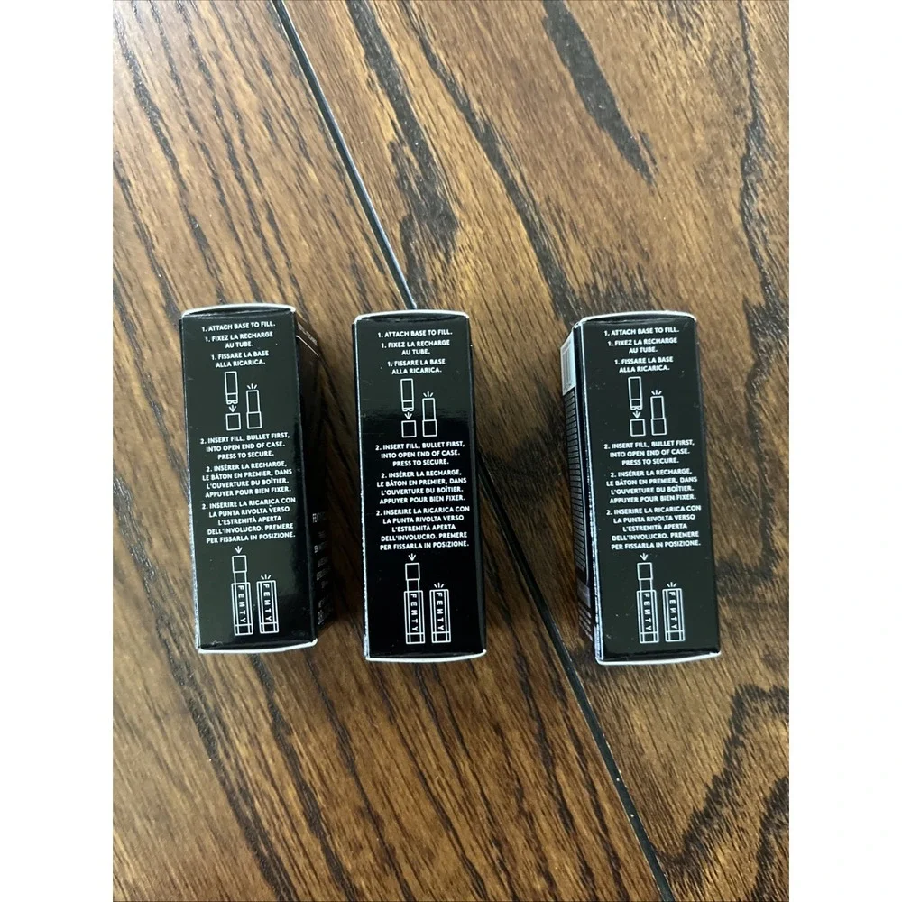 Lot Of 3 Fenty Icon The Fill: Semi Matte Lipstick Refill - 14 Freak-went Fly'r